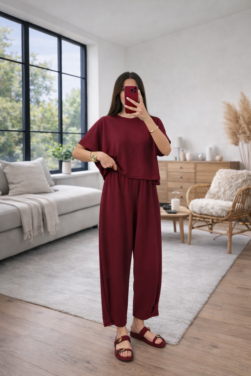 Şecera Bordo Takım 