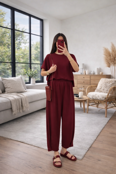 Şecera Bordo Takım 