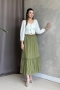 İlay Rozerin Beyaz Crop Bluz