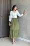 İlay Rozerin Beyaz Crop Bluz