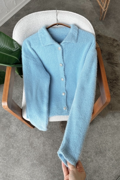 Rubi Açık Mavi Hırka