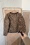 Yumoş Leopar Camel Hırka