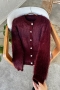 Luxury Bordo Hırka