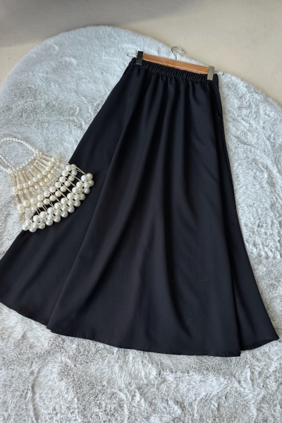 Roys Siyah Uzun Etek