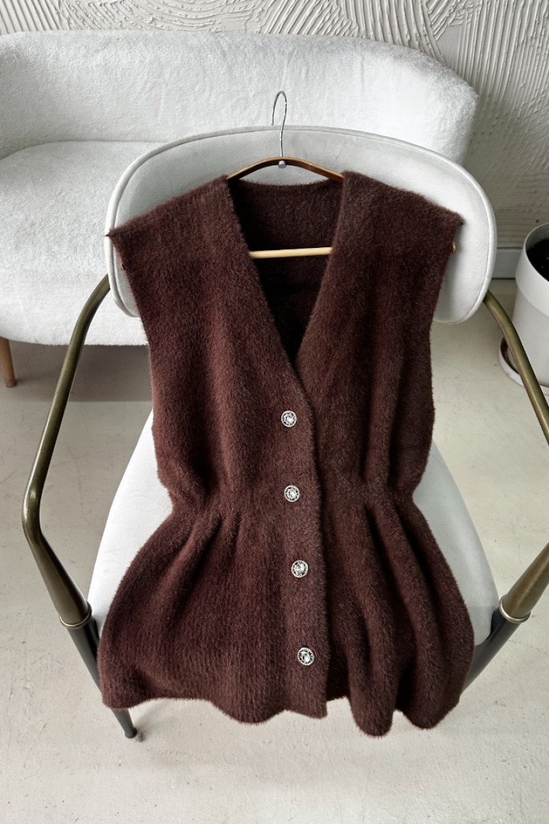 Allen Kahverengi Yelek