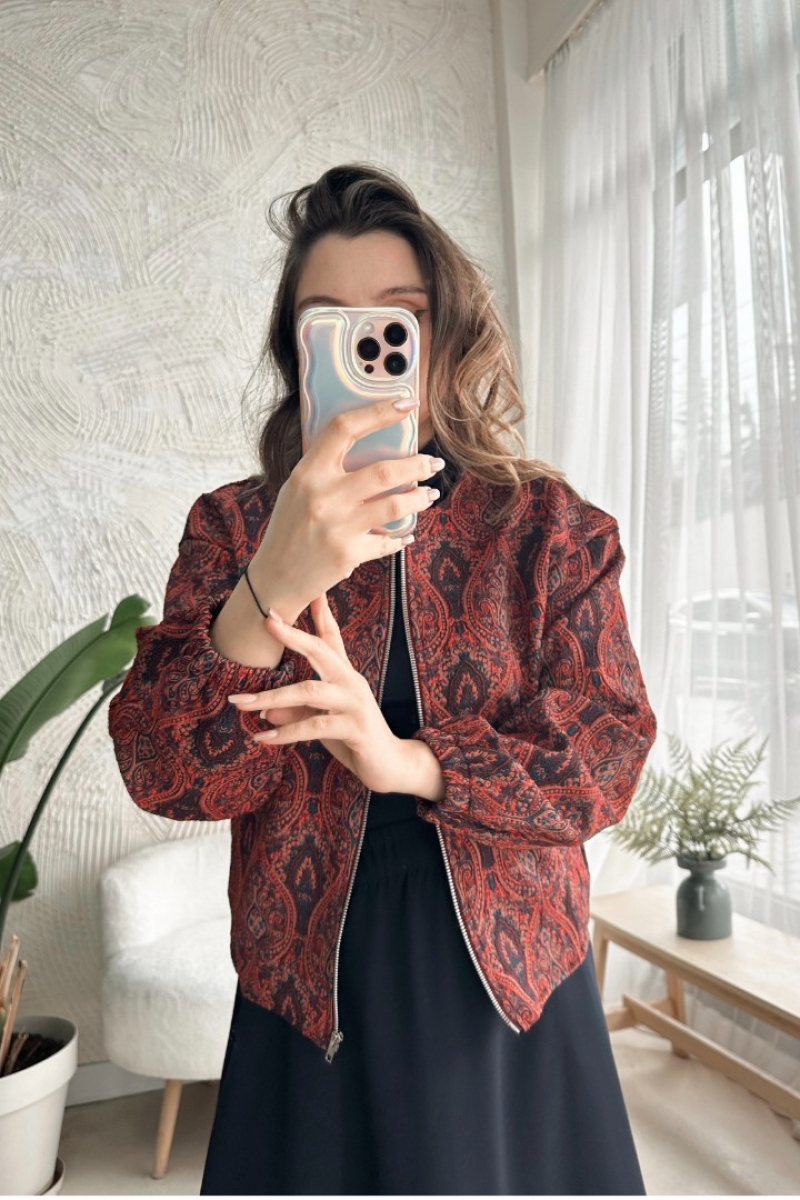 Poll Bade Bordo Ceket