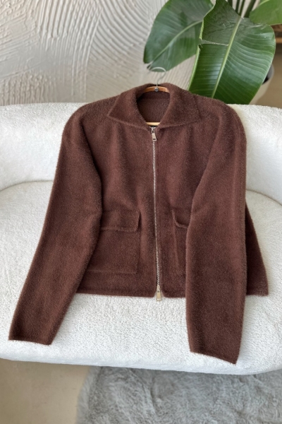 Benay Kahverengi Hırka