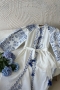 Ferza Beyaz Keten Kimono
