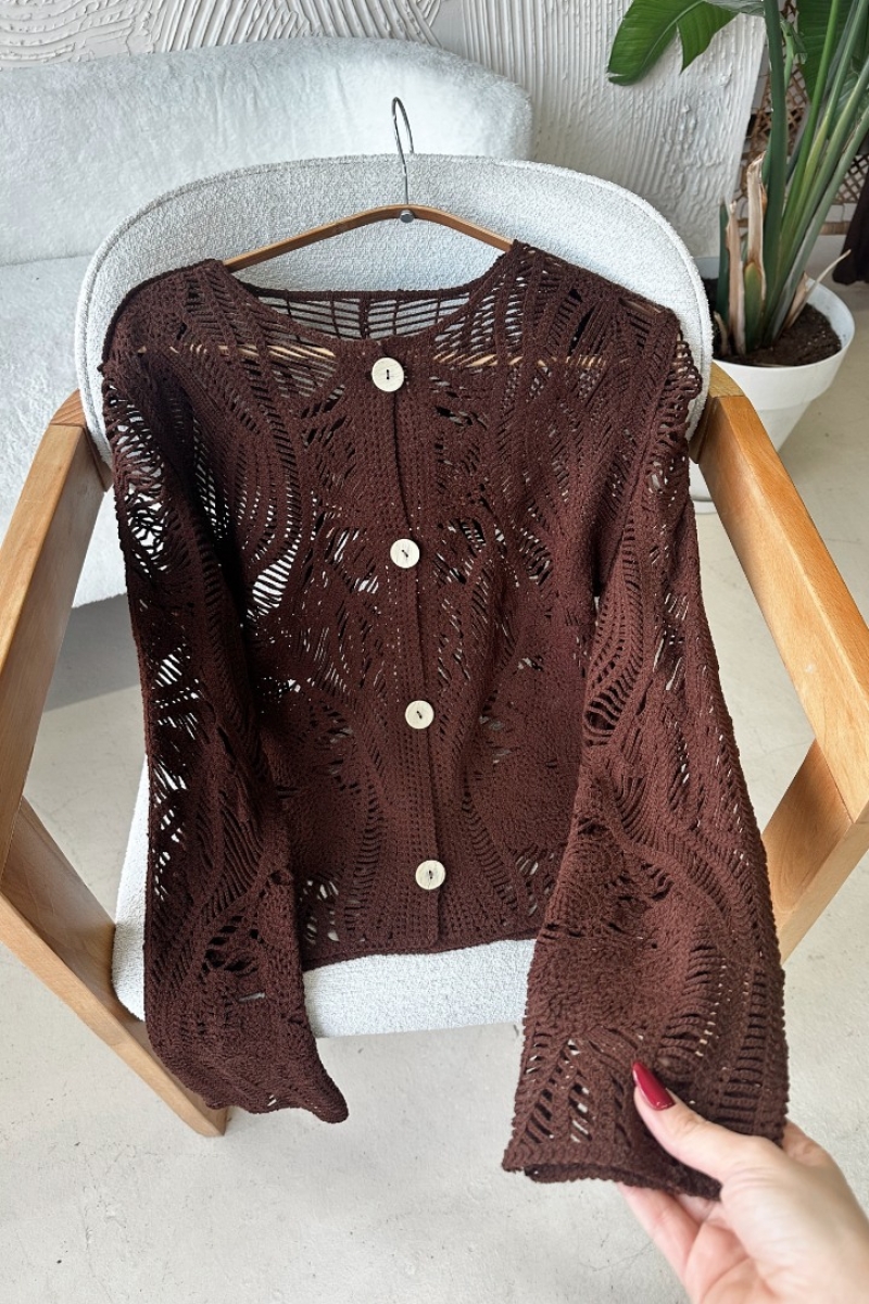 İmge Kahverengi Hırka