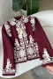 Poll Hira Bordo Ceket