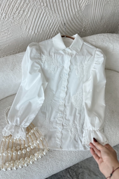 İrina Beyaz Gömlek
