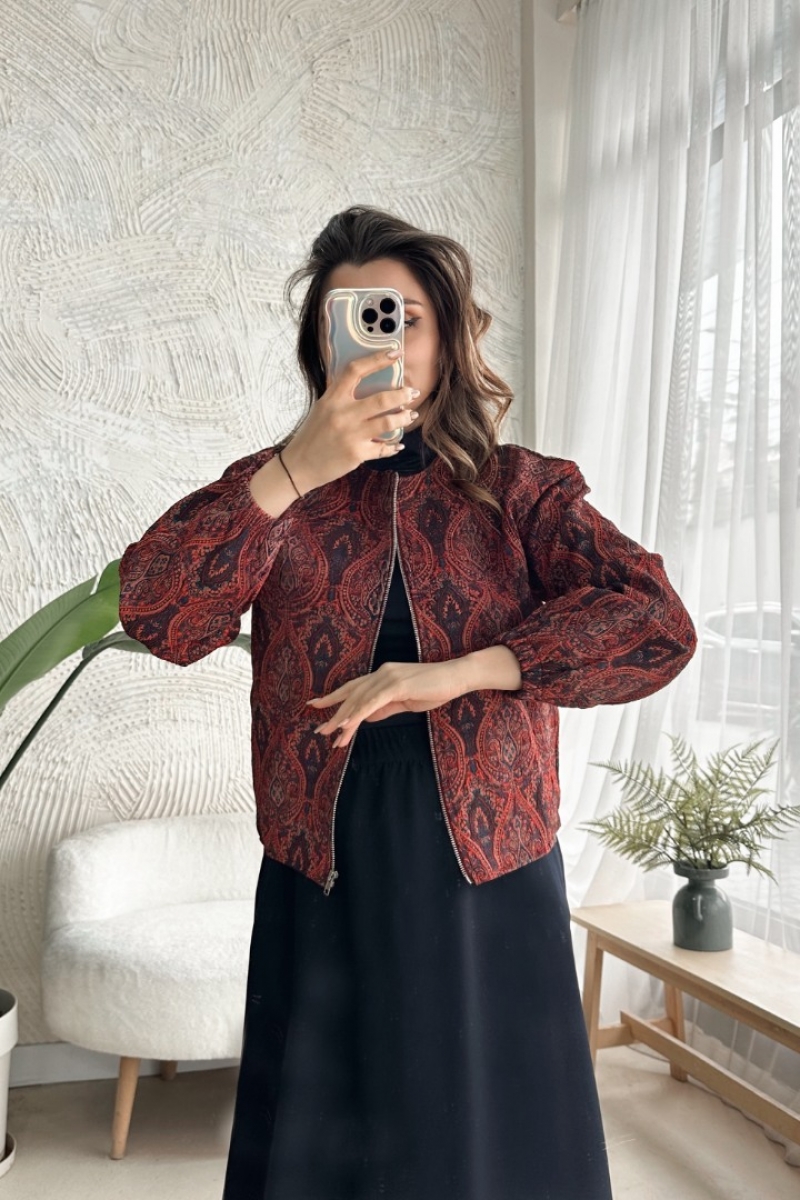 Poll Bade Bordo Ceket