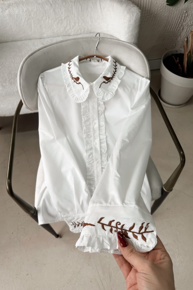 Estevan Beyaz Gömlek