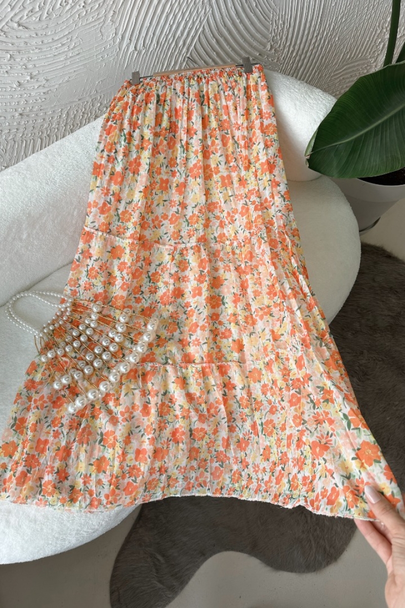 Lara Portakal Çiçeği Etek