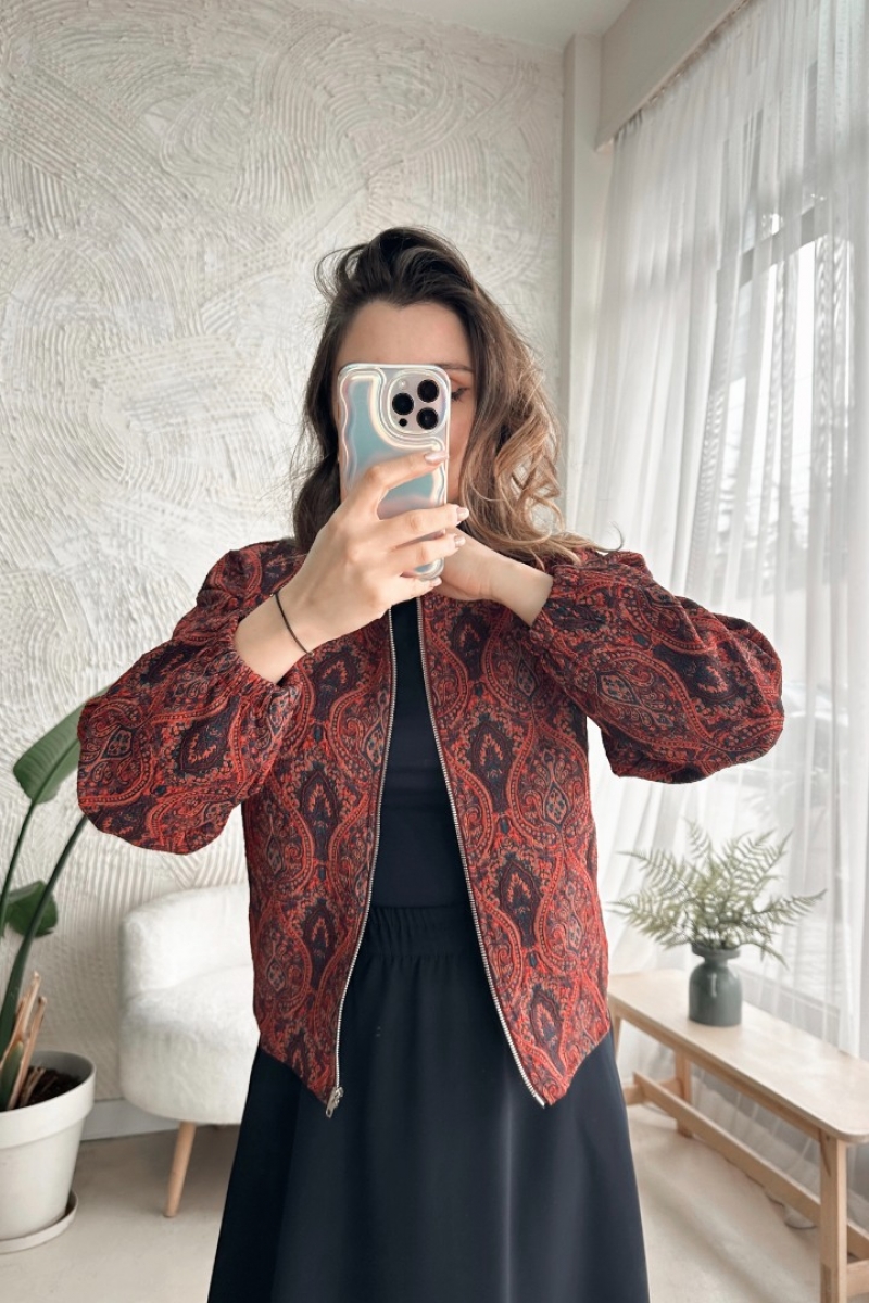 Poll Bade Bordo Ceket