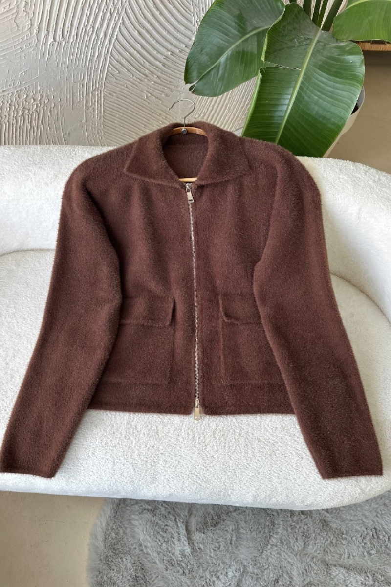 Benay Kahverengi Hırka