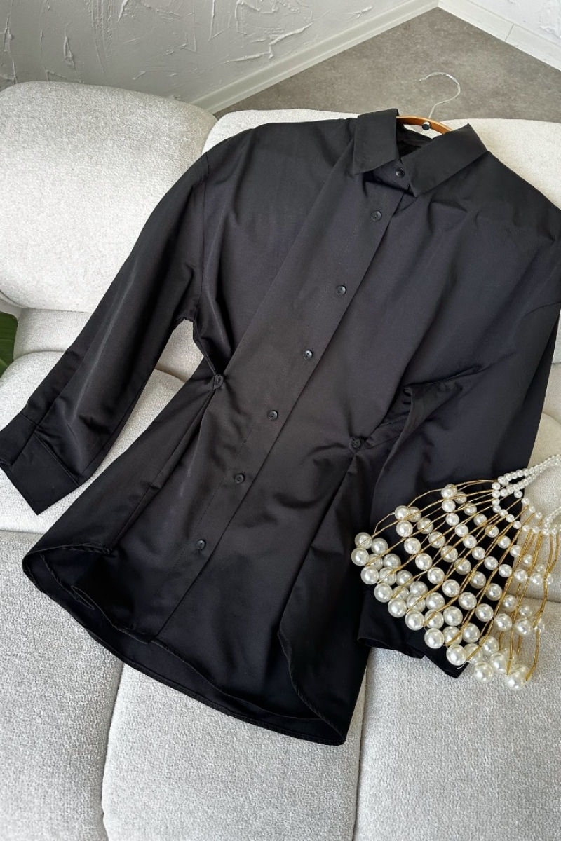 Deren Siyah Tunik