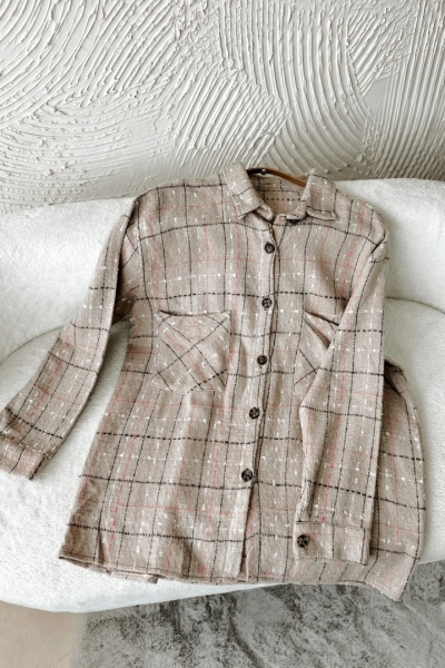 Sempre Bej Oduncu Gömlek