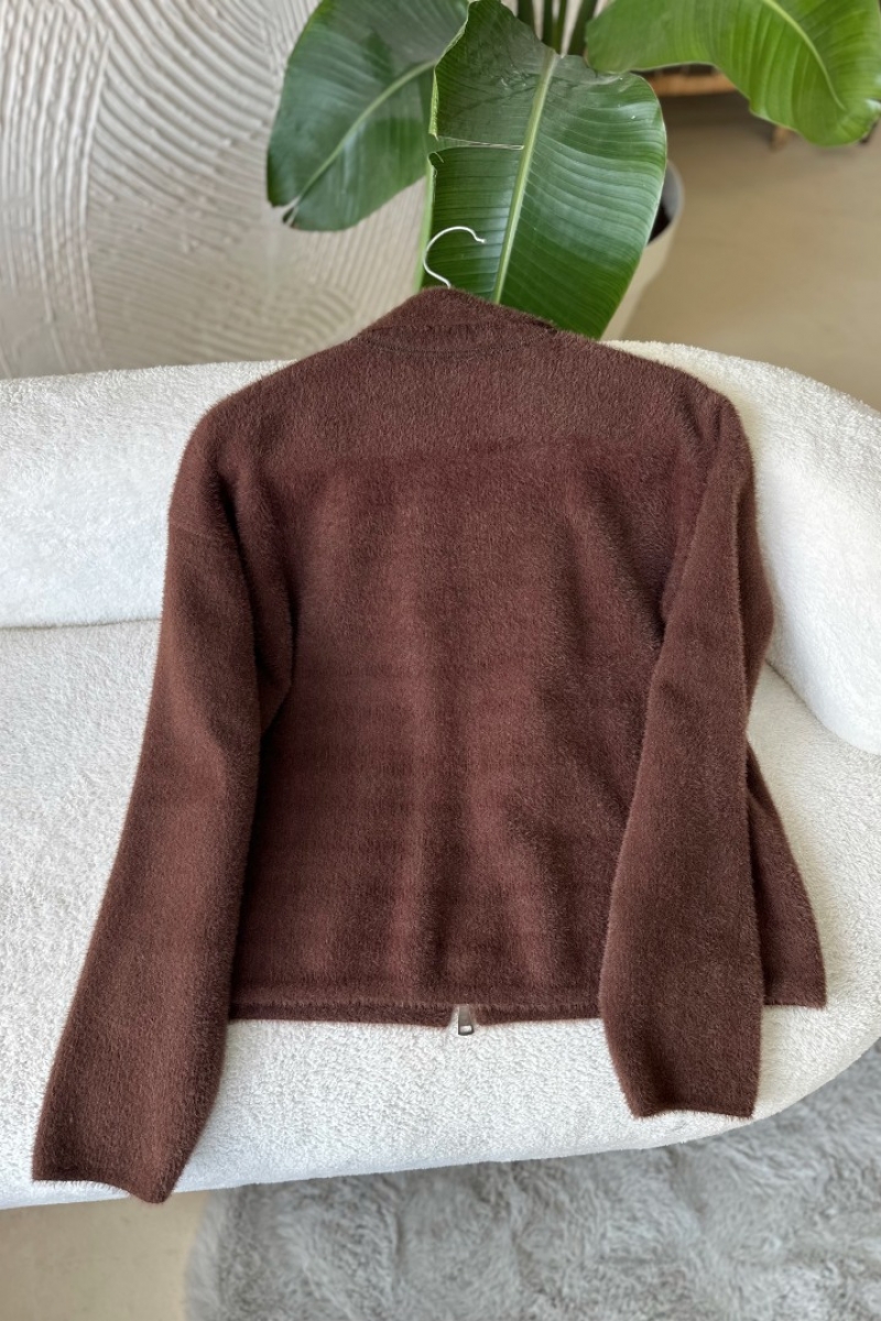 Benay Kahverengi Hırka