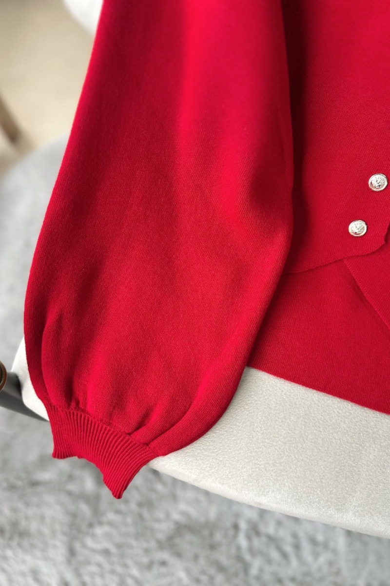 Zoey Kırmızı Hırka