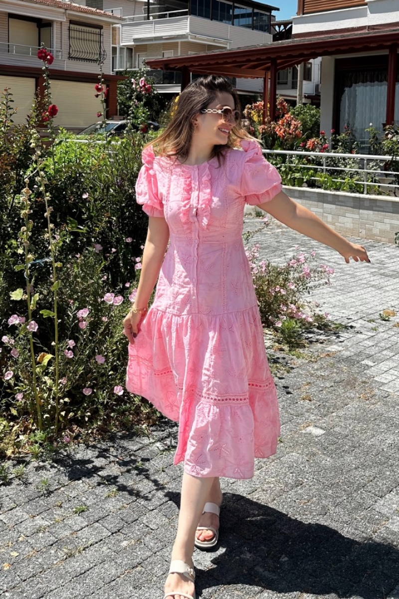 Belis Pembe Elbise
