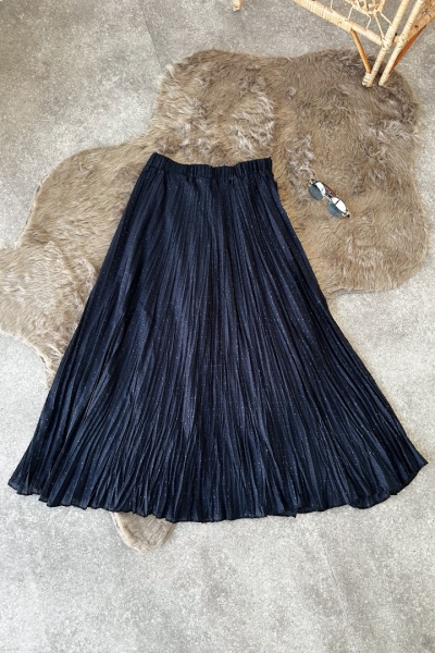 Sofia Lacivert Kloş Etek