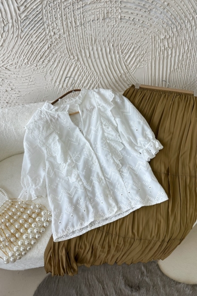 Maya Beyaz Gömlek