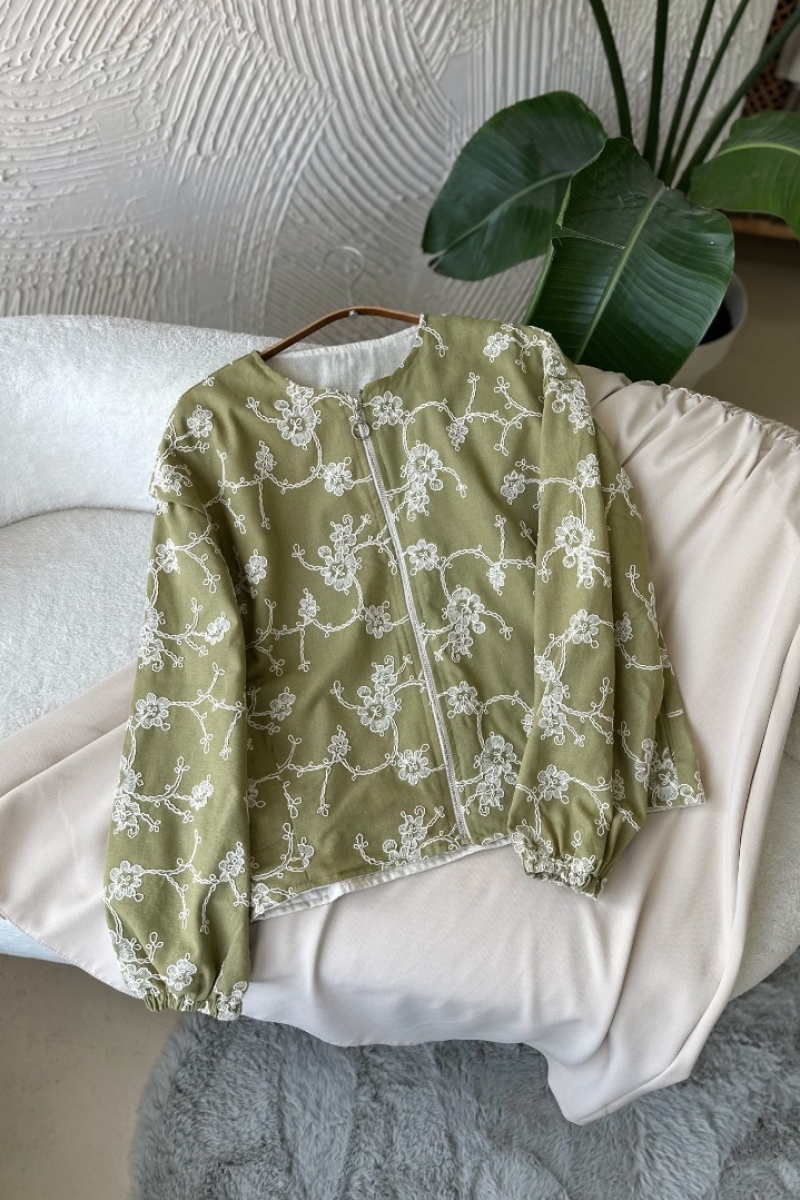 Poll Leman Yeşil Ceket