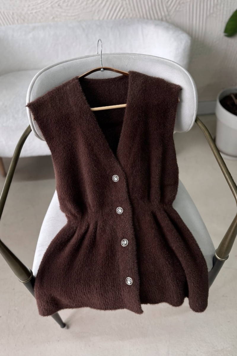 Allen Kahverengi Yelek