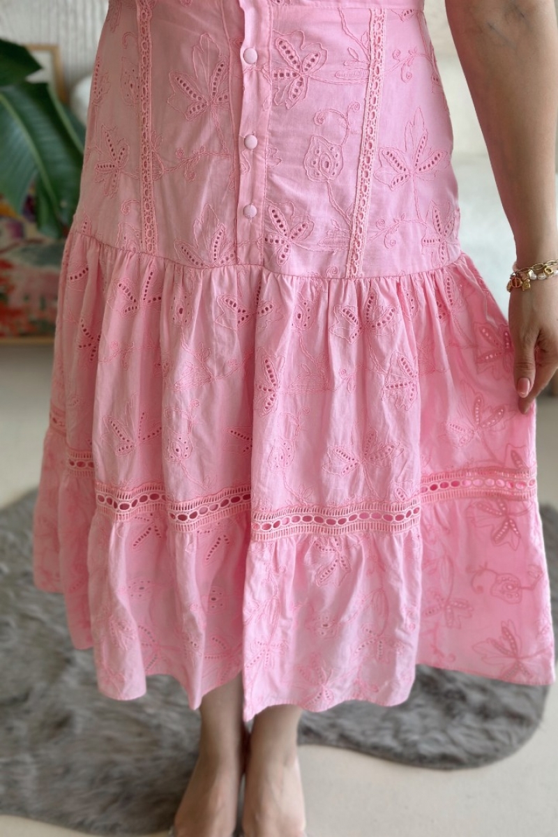 Belis Pembe Elbise