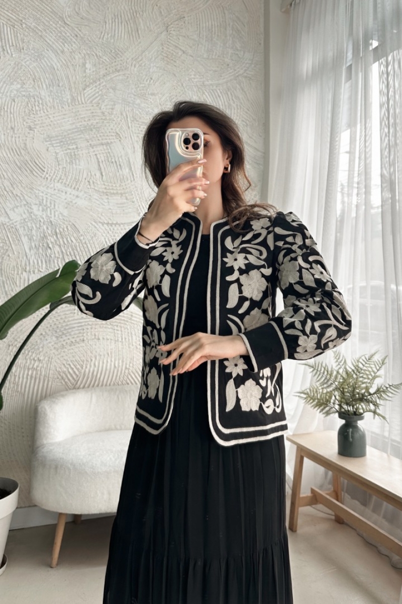 Belen Siyah Ceket 
