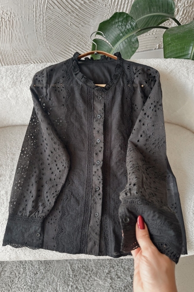 Ronnie Siyah Gömlek