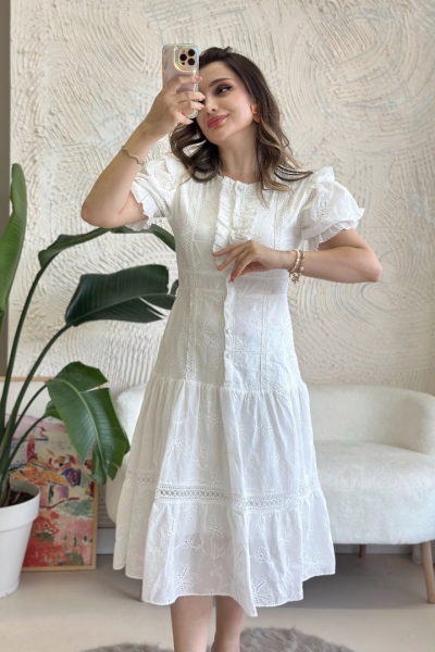 Belis Beyaz Elbise