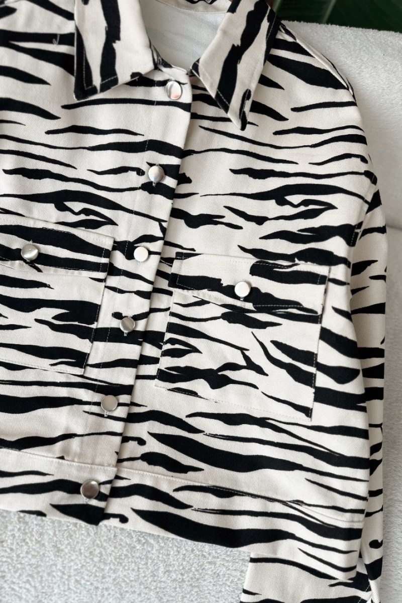 Leyan Ekru Kot Ceket