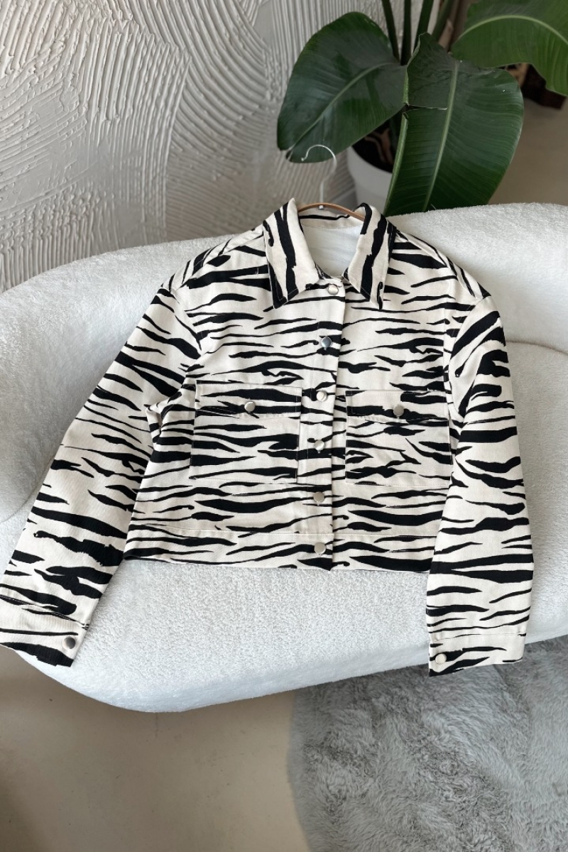 Leyan Ekru Kot Ceket