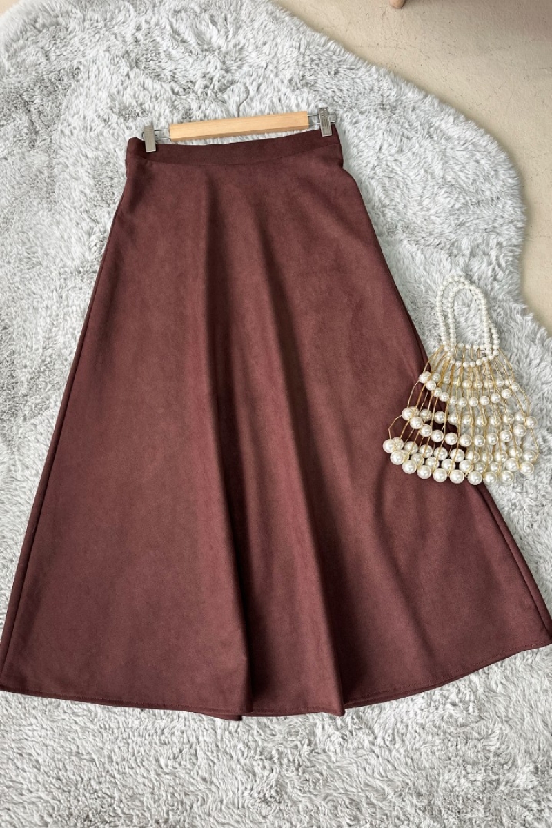 Tina Kahverengi Uzun Etek