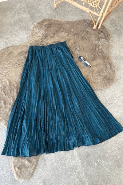 Sofia Petrol Kloş Etek