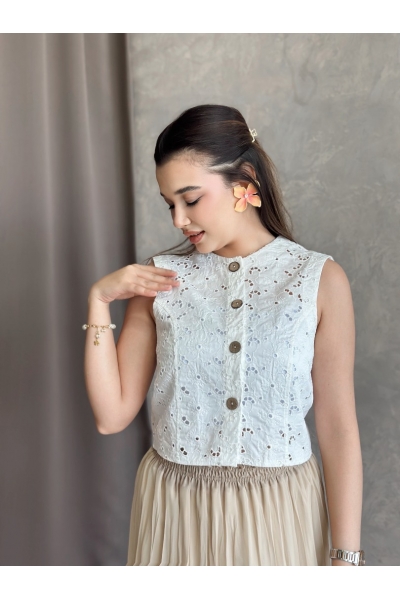 İlayda Olesya Beyaz Bluz