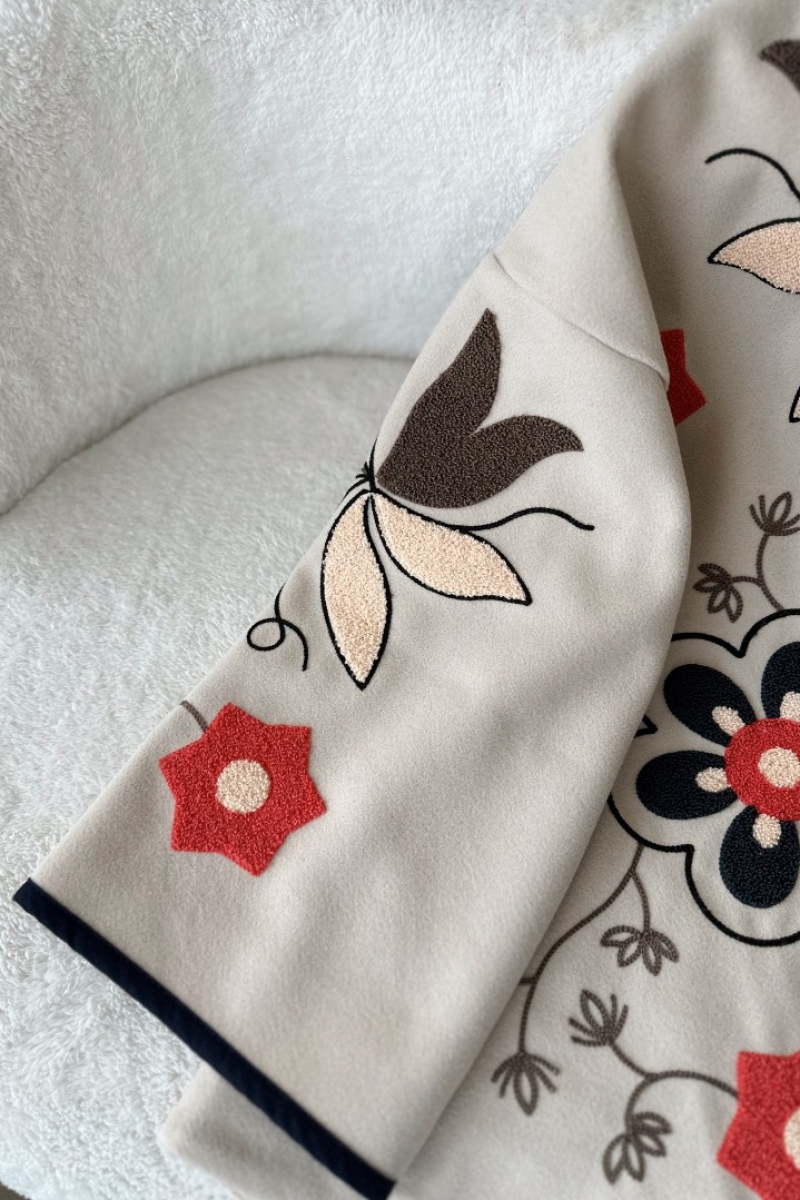 Poll Kardelen Taş Rengi Ceket