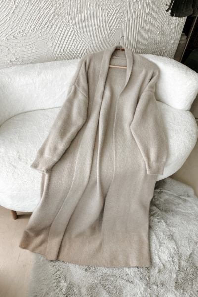 Pele Vizon Uzun Hırka