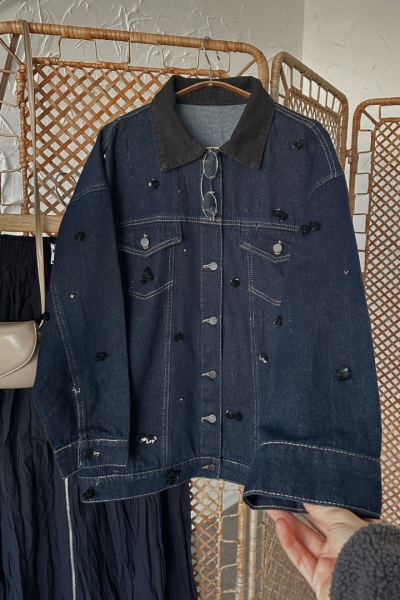 Lucy Lacivert Kot Ceket