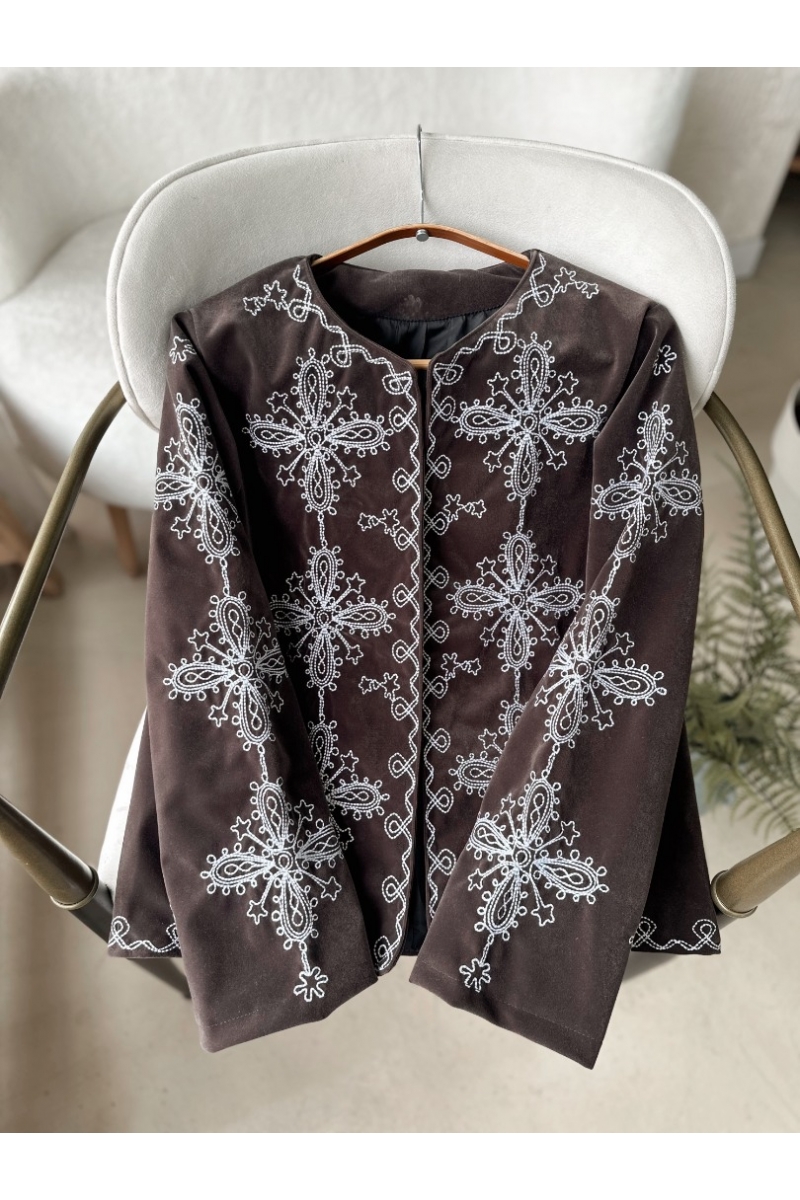 Jalen Kahverengi Ceket