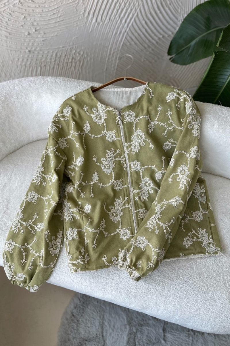 Poll Leman Yeşil Ceket