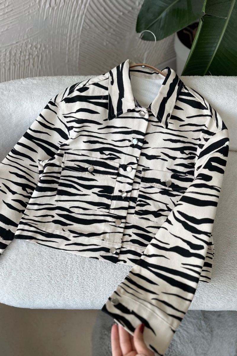 Leyan Ekru Kot Ceket