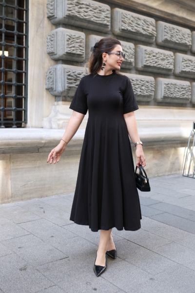 Cusmi Siyah Elbise