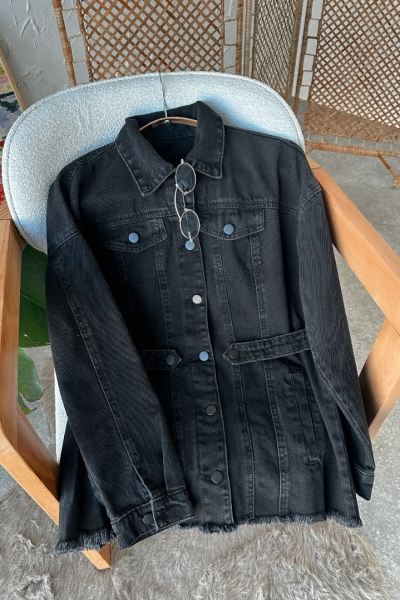 Nova Siyah Kot Ceket