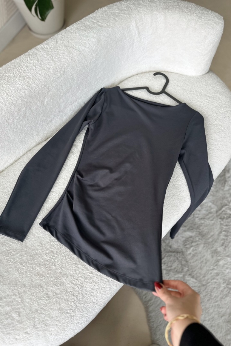 Leyla Anrasit Asimetrik Bluz