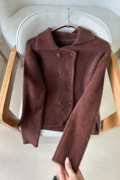 Amani Kahverengi Hırka