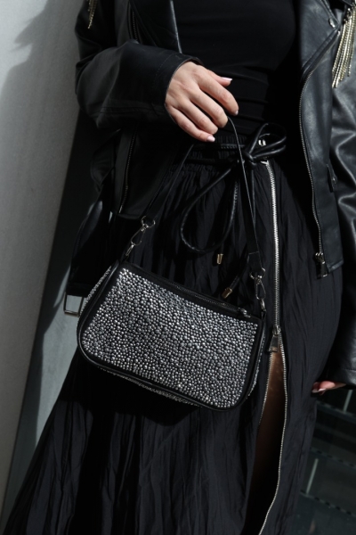 Teresa Siyah El Ve Omuz Çantası