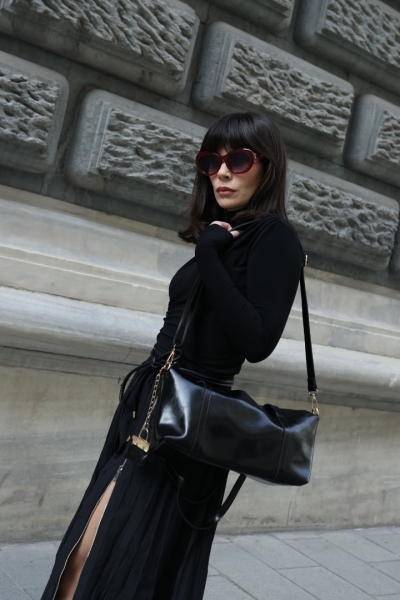 Romeo Siyah Omuz Çantası